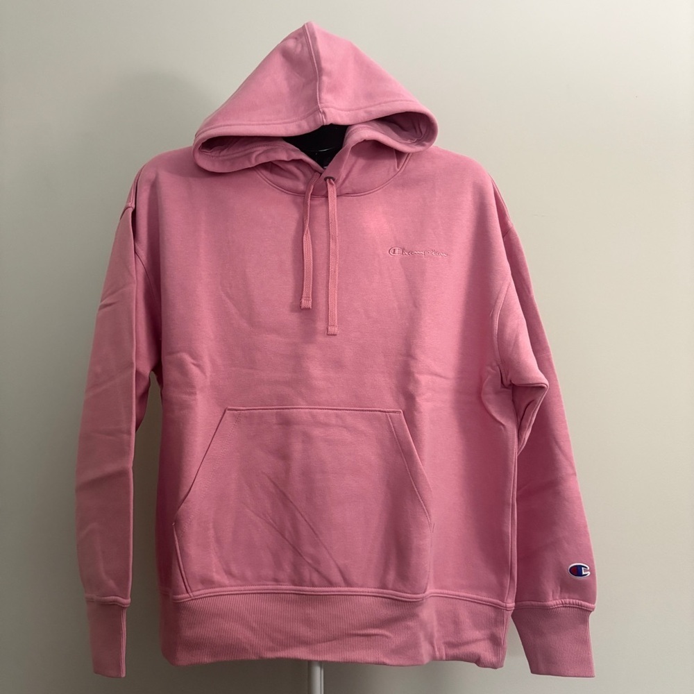 Champion Women's Hoodie in Soft Pink